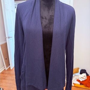Athleta Women's Deep Blue Open Cardigan
